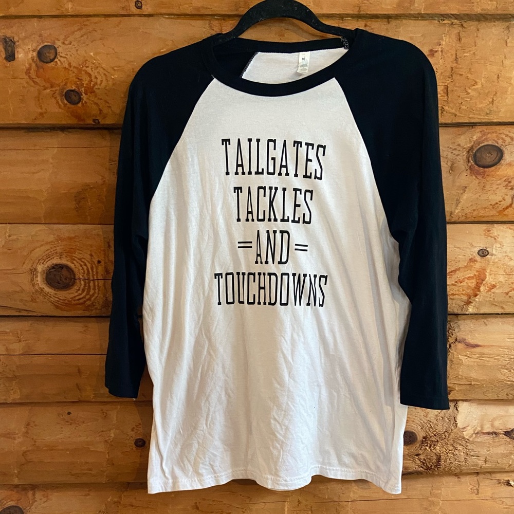 Tailgates, Tackles, & Touchdowns 3/4 sleeves shirt